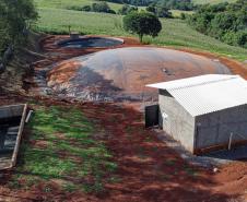 Usina de BioGás - produção de energia gerada a partir, neste caso, dos dejetos de suínos -, em Medianeira, região oeste do Paraná.