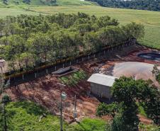 Usina de BioGás - produção de energia gerada a partir, neste caso, dos dejetos de suínos -, em Medianeira, região oeste do Paraná.