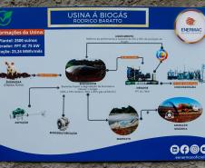 Usina de BioGás - produção de energia gerada a partir, neste caso, dos dejetos de suínos -, em Medianeira, região oeste do Paraná.