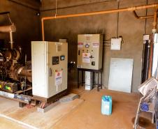 Usina de BioGás - produção de energia gerada a partir, neste caso, dos dejetos de suínos -, em Medianeira, região oeste do Paraná.