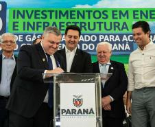 Governador Carlos Massa Ratinho Junior anunciou investimentos de R$ 505 milhões em energia e infraestrutura de gás canalizado para acelerar o crescimento do Paraná.
