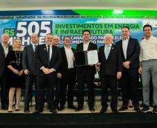 Governador Carlos Massa Ratinho Junior anunciou investimentos de R$ 505 milhões em energia e infraestrutura de gás canalizado para acelerar o crescimento do Paraná.