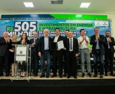 Governador Carlos Massa Ratinho Junior anunciou investimentos de R$ 505 milhões em energia e infraestrutura de gás canalizado para acelerar o crescimento do Paraná.