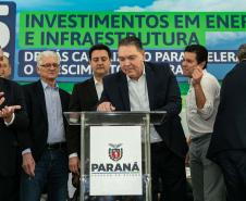 Governador Carlos Massa Ratinho Junior anunciou investimentos de R$ 505 milhões em energia e infraestrutura de gás canalizado para acelerar o crescimento do Paraná.