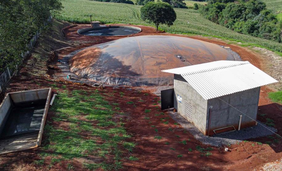Usina de BioGás - produção de energia gerada a partir, neste caso, dos dejetos de suínos -, em Medianeira, região oeste do Paraná.