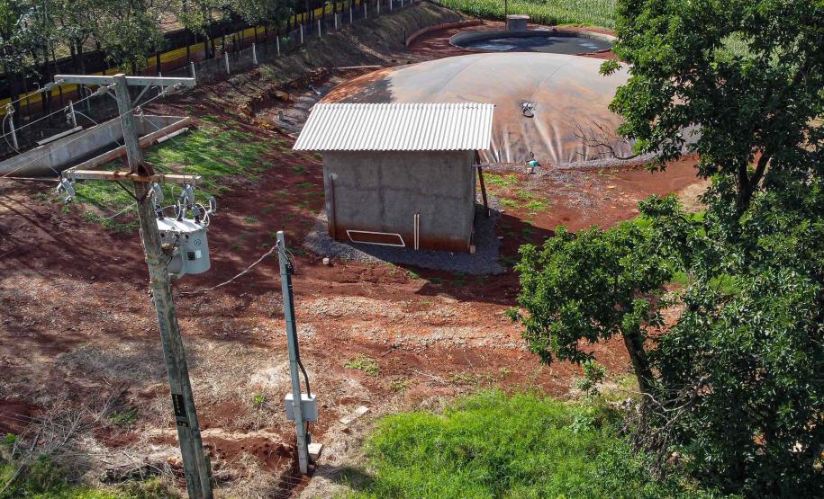 Usina de BioGás - produção de energia gerada a partir, neste caso, dos dejetos de suínos -, em Medianeira, região oeste do Paraná.