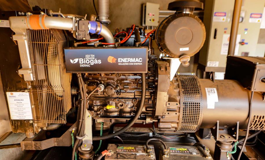 Usina de BioGás - produção de energia gerada a partir, neste caso, dos dejetos de suínos -, em Medianeira, região oeste do Paraná.