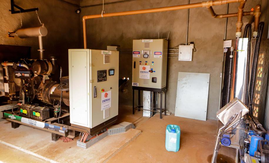 Usina de BioGás - produção de energia gerada a partir, neste caso, dos dejetos de suínos -, em Medianeira, região oeste do Paraná.