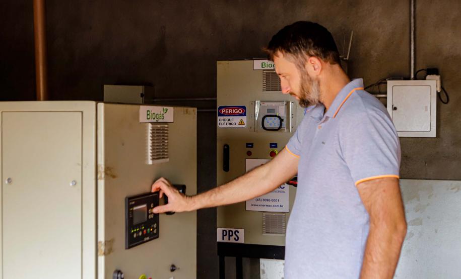 Usina de BioGás - produção de energia gerada a partir, neste caso, dos dejetos de suínos -, em Medianeira, região oeste do Paraná.