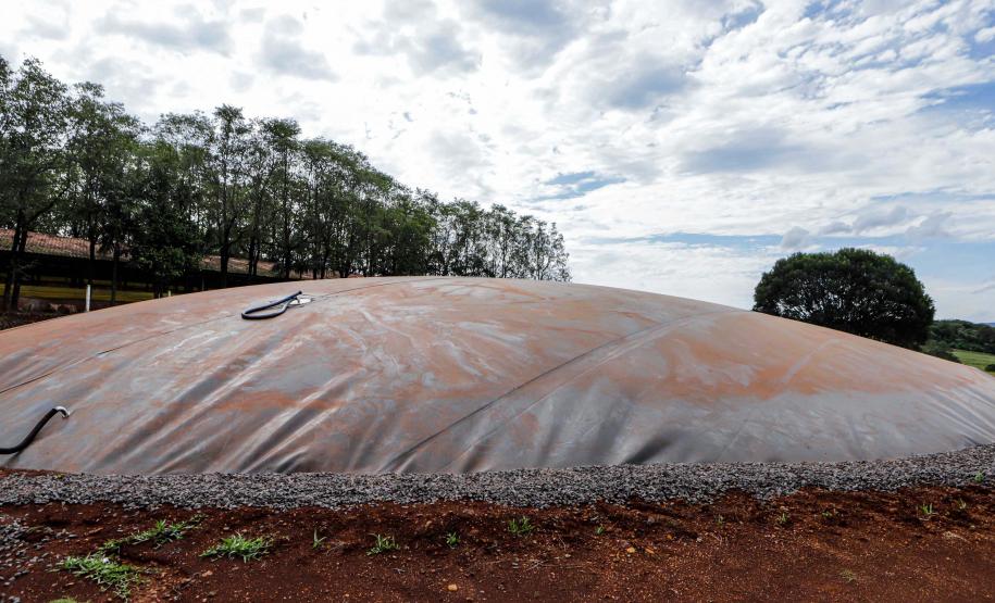 Usina de BioGás - produção de energia gerada a partir, neste caso, dos dejetos de suínos -, em Medianeira, região oeste do Paraná.