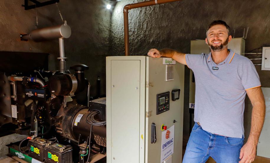 Usina de BioGás - produção de energia gerada a partir, neste caso, dos dejetos de suínos -, em Medianeira, região oeste do Paraná.