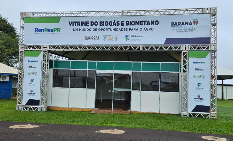 Vitrine do Biogás do IDR-PR leva imersão em uma propriedade sustentável ao Show Rural